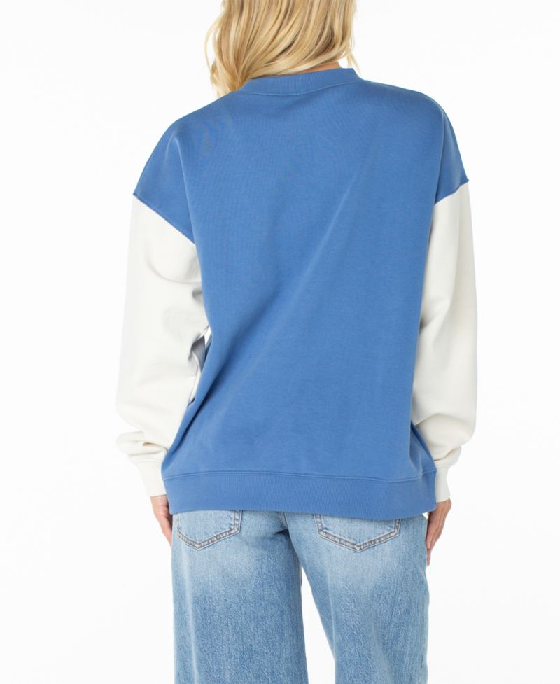 Women's Lineup Oversized Colorblock Crewneck Sweatshirt