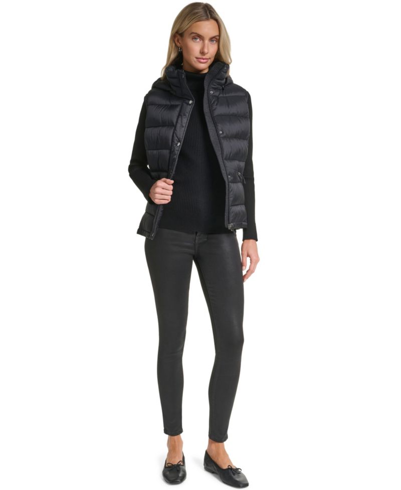 Women's Hooded Zip-Front Vest