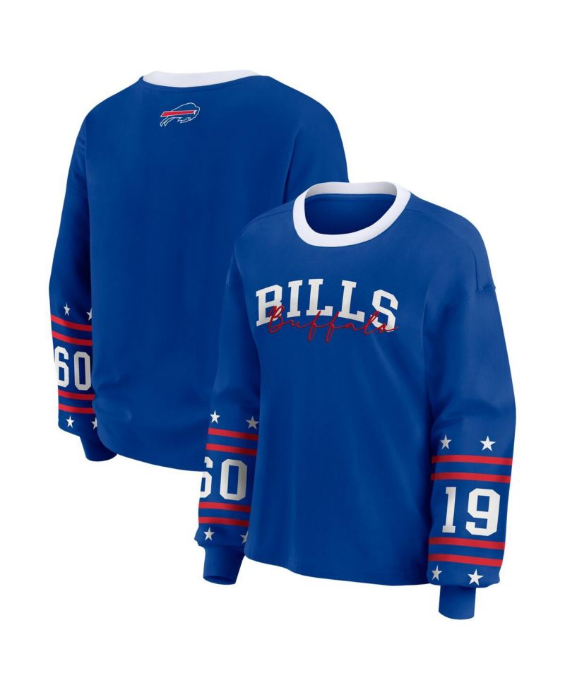 Women's Royal Buffalo Bills Sport Long-Sleeve T-Shirt