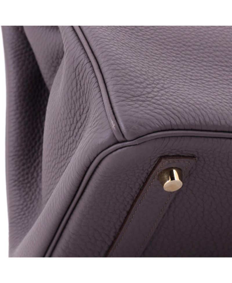 Birkin 30 Handbag Grey Togo with Gold Hardware