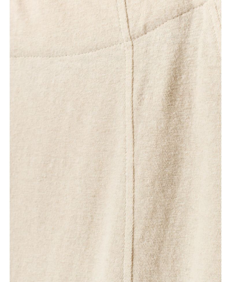 Women's Linen Blend Short Sleeve Swing Top