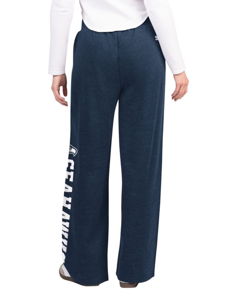 Women's Seattle Seahawks Field Wide-Leg Cotton-Blend Sweatpants