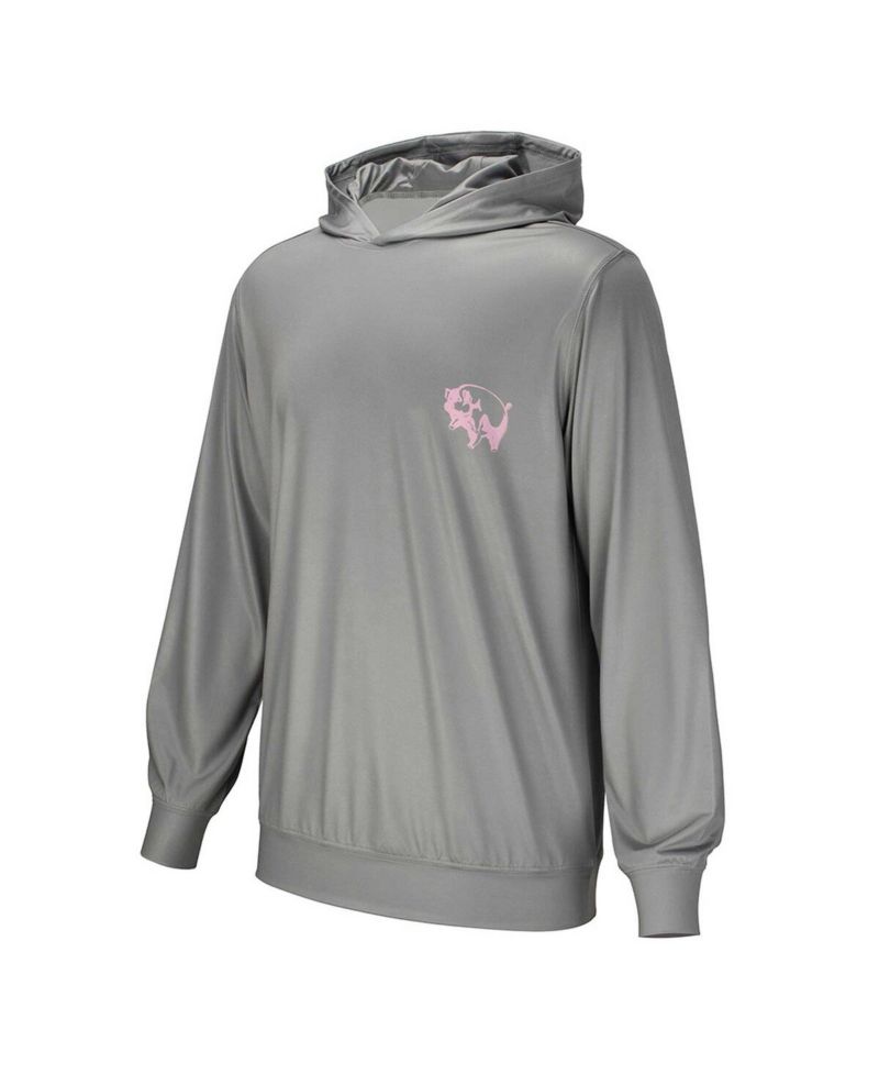 Men's and Women's Gray Pink Floyd Pigs Pullover Hoodie