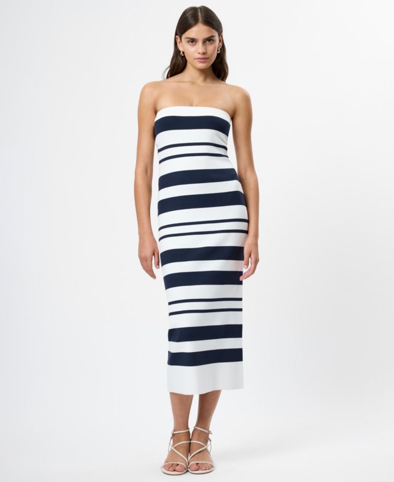 Women's Strapless Pull-On Bodycon Dress