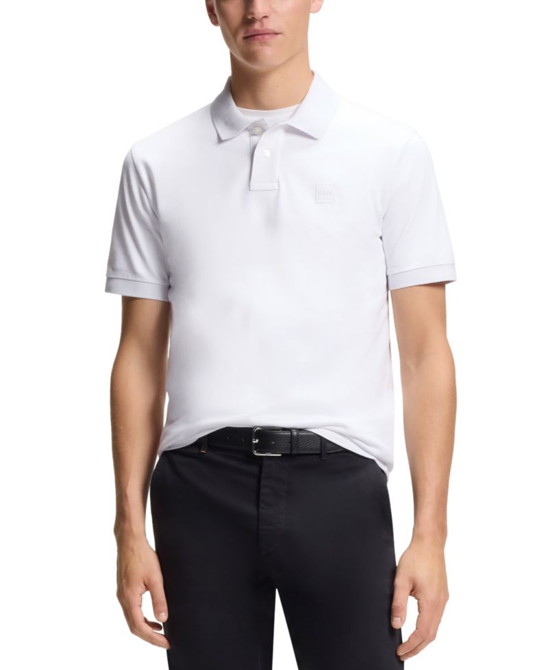 Men's Stretch-Cotton Slim-Fit Passenger Polo Shirt