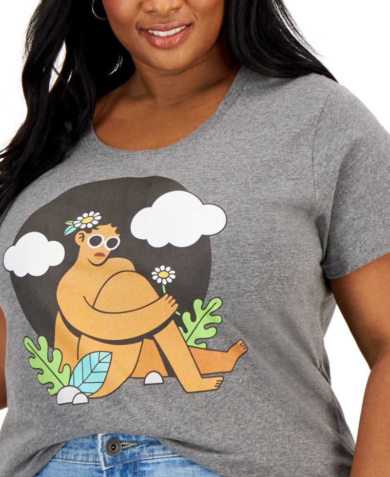 Trendy Plus Size Graphic-Print T-Shirt