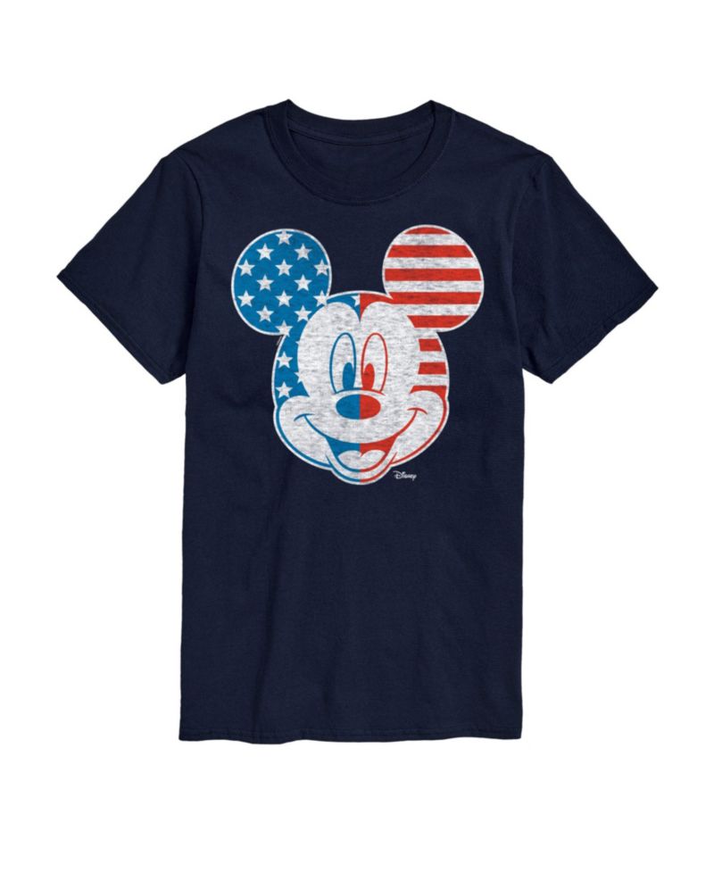 Men's Disney Mickey Mouse American Short Sleeve T-Shirt