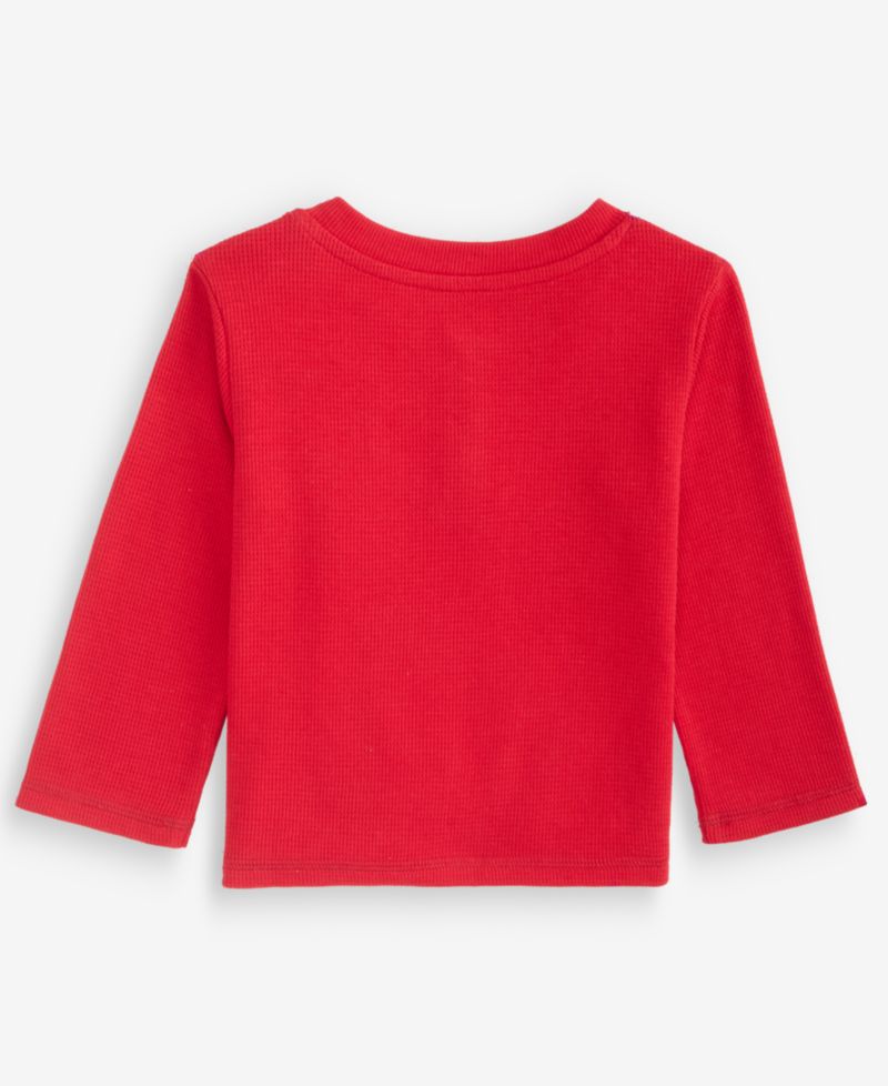 Baby Boys' 3M-24M Mix & Match Long-Sleeve Polar Bear Henley T-Shirt