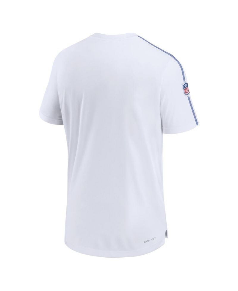 Men's White Seattle Seahawks Sideline Alternate Logo Coach Performance Top