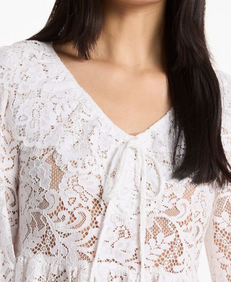 Women's Lace V-Neck Top