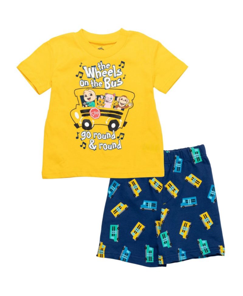 Baby Boys JJ Graphic T-Shirt French Terry Shorts Outfit Set
