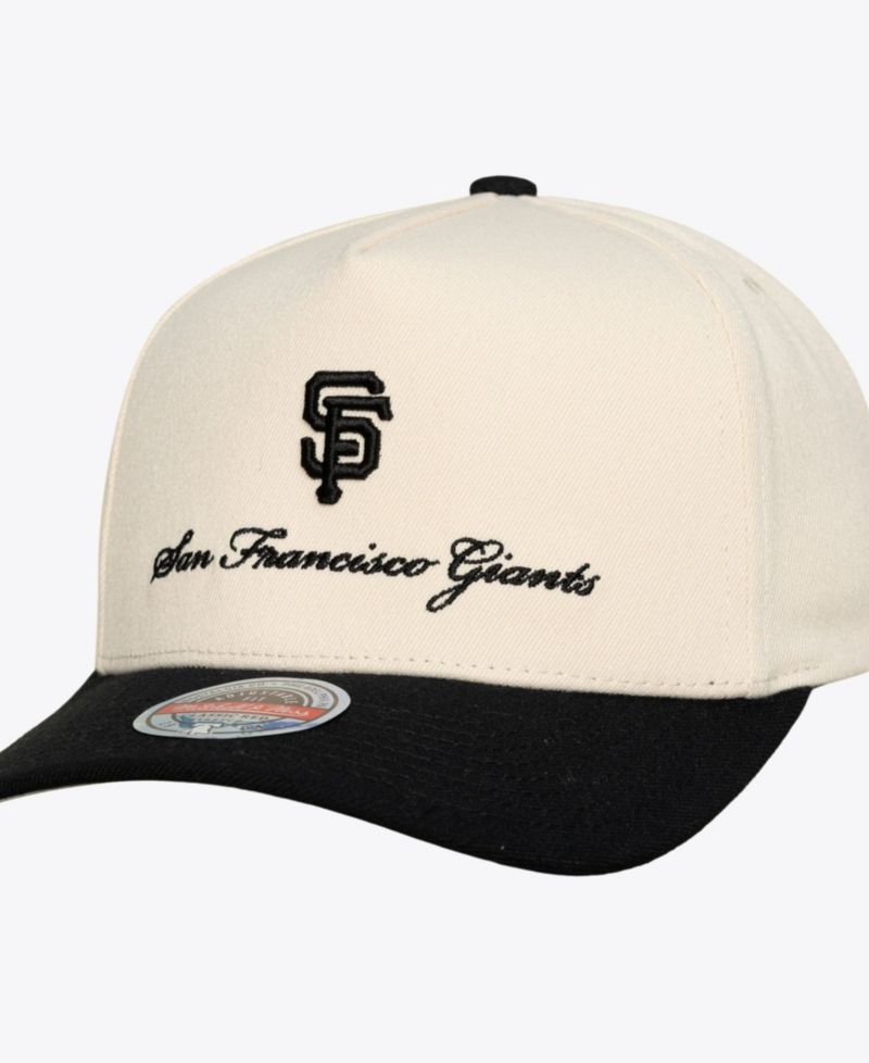 Men's Cream/Black San Francisco Giants Flawless Stretch Snapback Hat