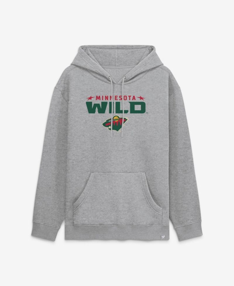 Men's Heather Gray Minnesota Wild Home Fleece Hoodie