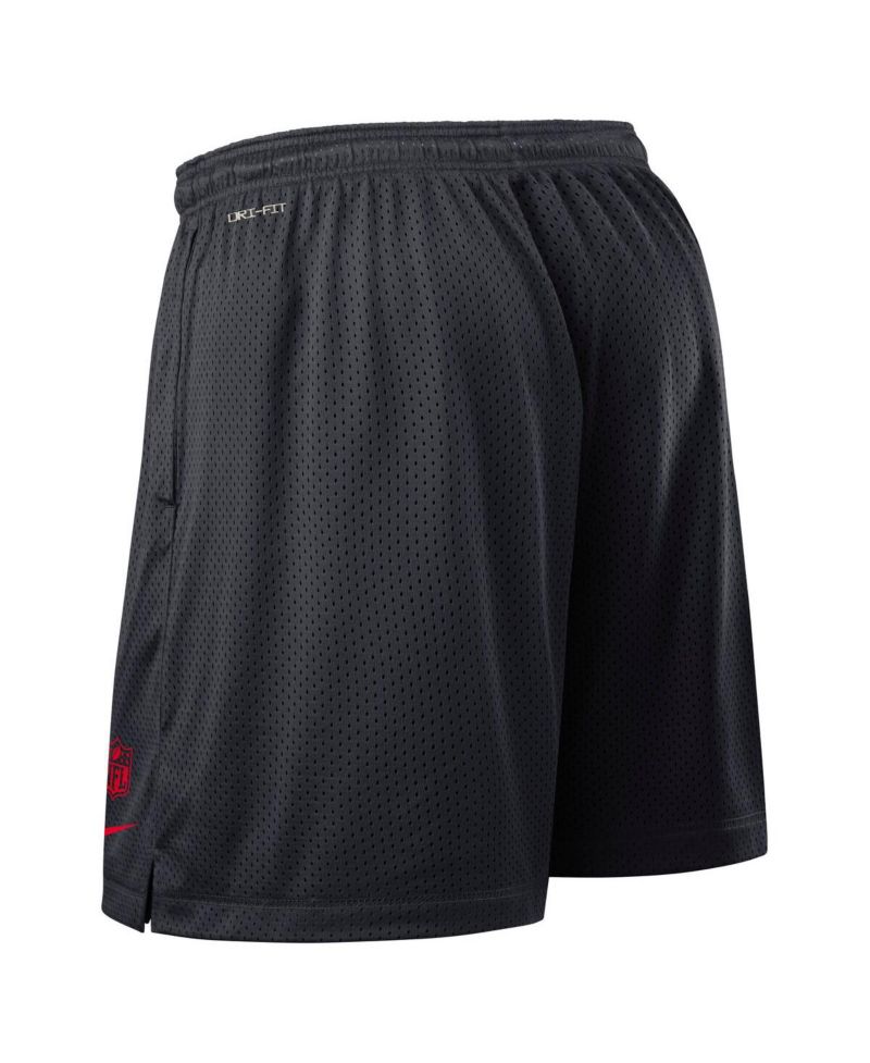 Men's Navy Houston Texans Sideline Reversible Performance Shorts