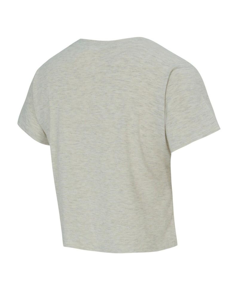 Women's Cream New York Yankees Birch Cropped T-Shirt