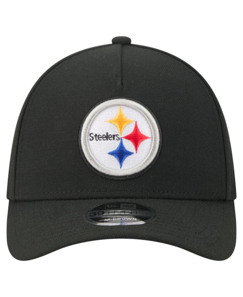 Men's Pittsburgh Steelers 39Thirty A-Frame Stretch-Fit Hat