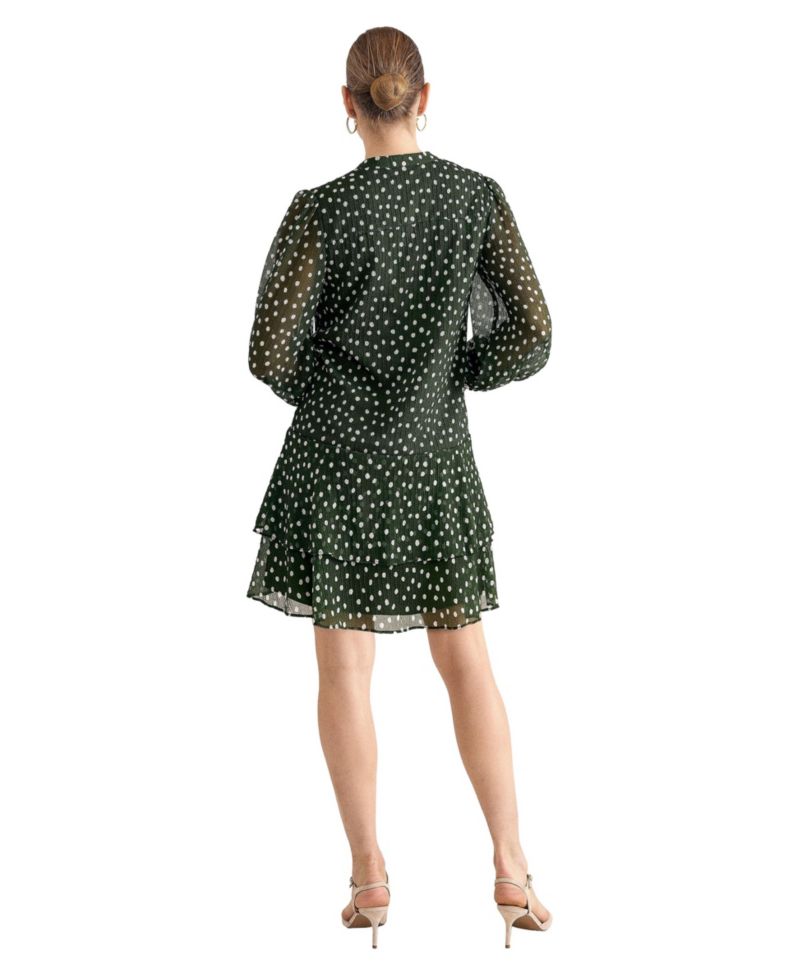 Women's Alma Tiered Ruffle Long-Sleeve Dress
