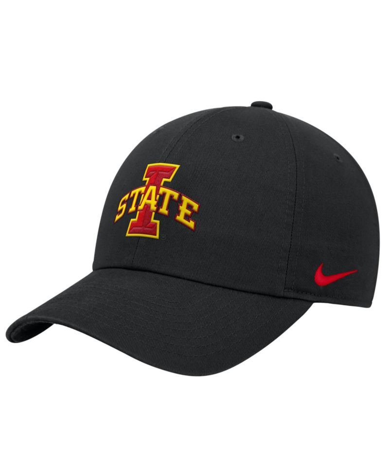 Men's Black Iowa State Cyclones 2026 Sideline Club Adjustable Hat