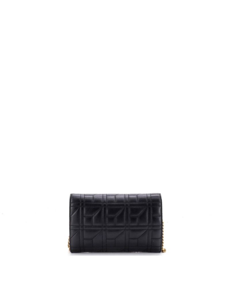 Mini Pearly GG Marmont Chain Wallet Matelasse Leather