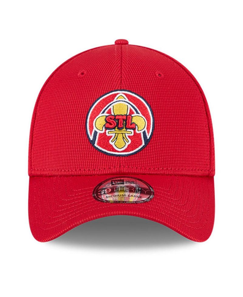 Men's Red St. Louis Cardinals City Connect Batting Practice 39THIRTY Flex Hat