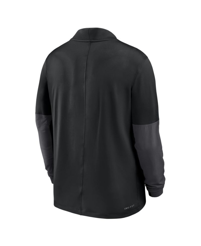 Men's Black USC Trojans One Goal Performance Half-Zip Pullover Hoodie