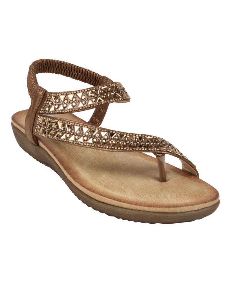 Women's Reille Jeweled Asymmetrical Flat Sandals