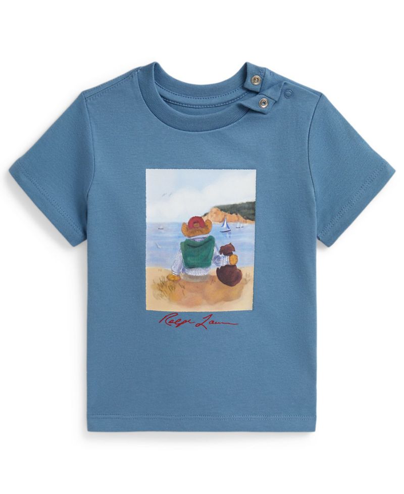 Baby Boys' Polo Bear Cotton Jersey T-Shirt