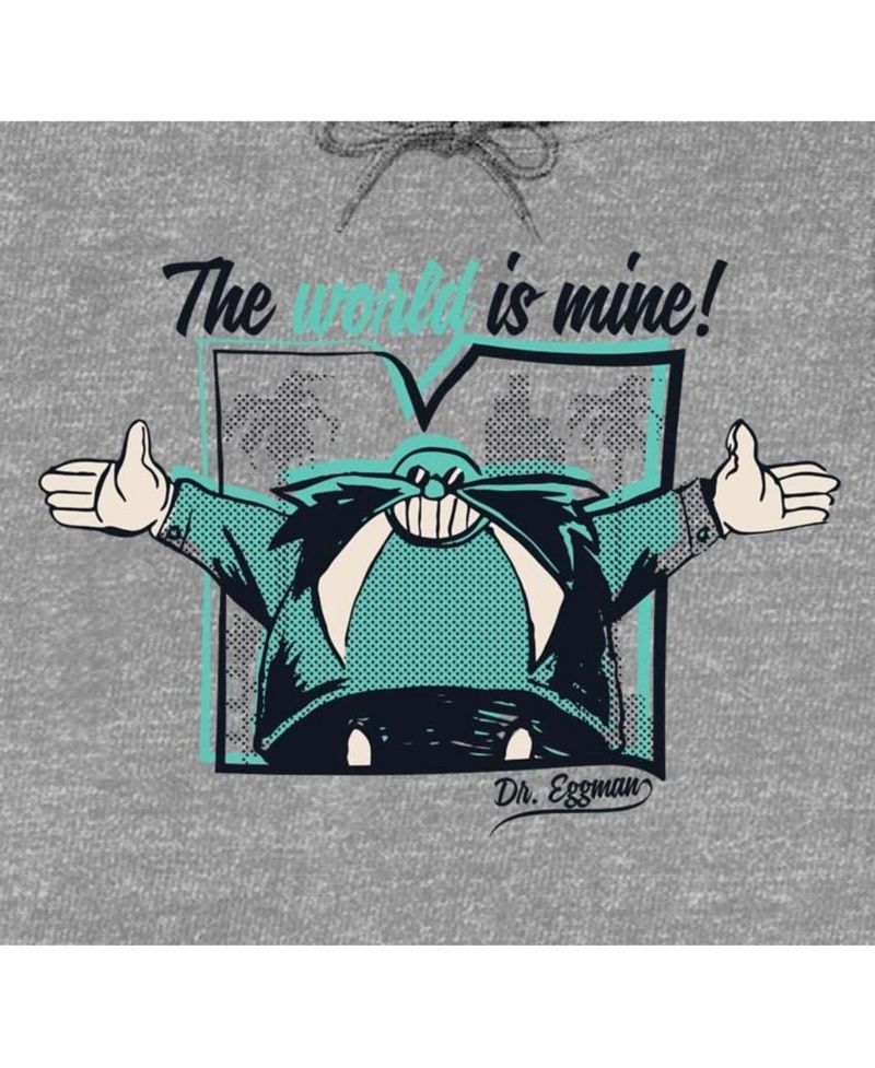 Men's Dr. Eggman Athletic Heather Sweatshirt-3XL