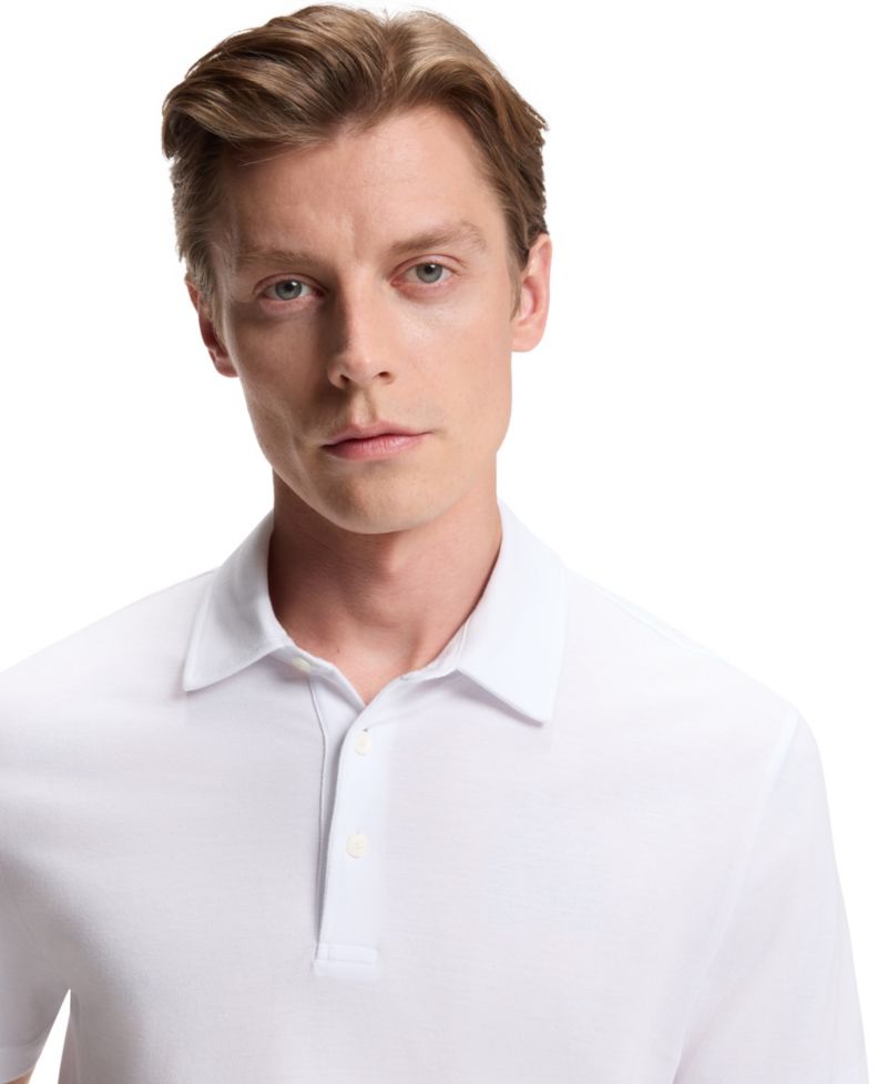 BECKHAM x BOSS Men's Cotton Silk Polo Shirt