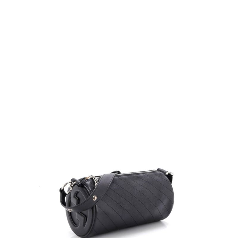 Small Blondie Shoulder Bag Diagonal Quilted Leather