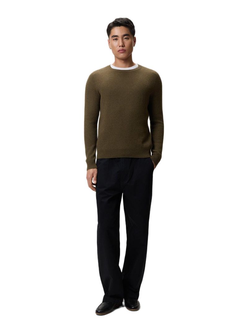 Men's Ribbed Cashmere Sweater