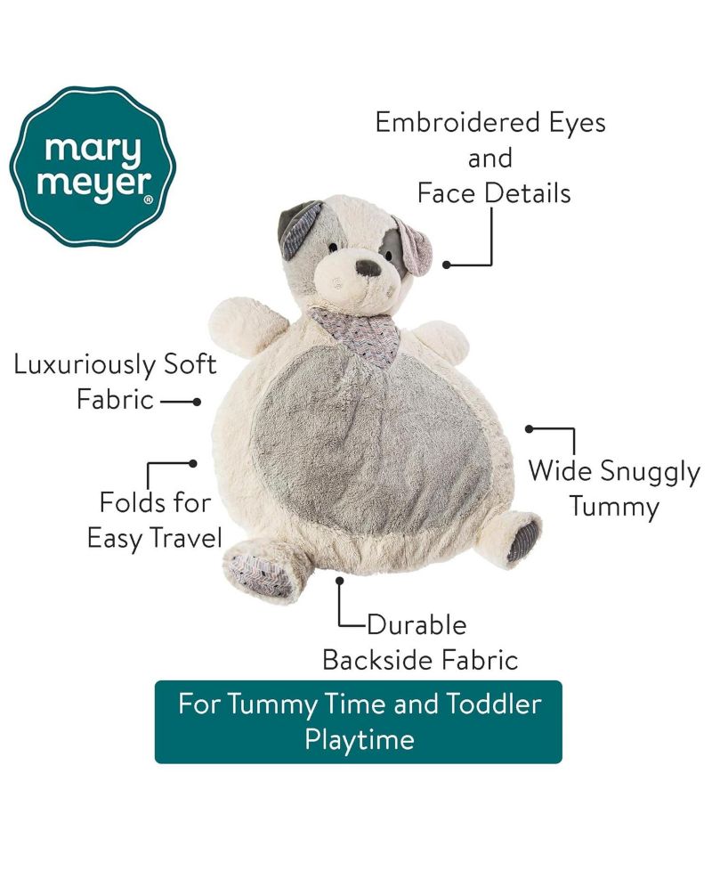Bestever Ultra Soft Baby Mat, Decco Puppy, White/Gray