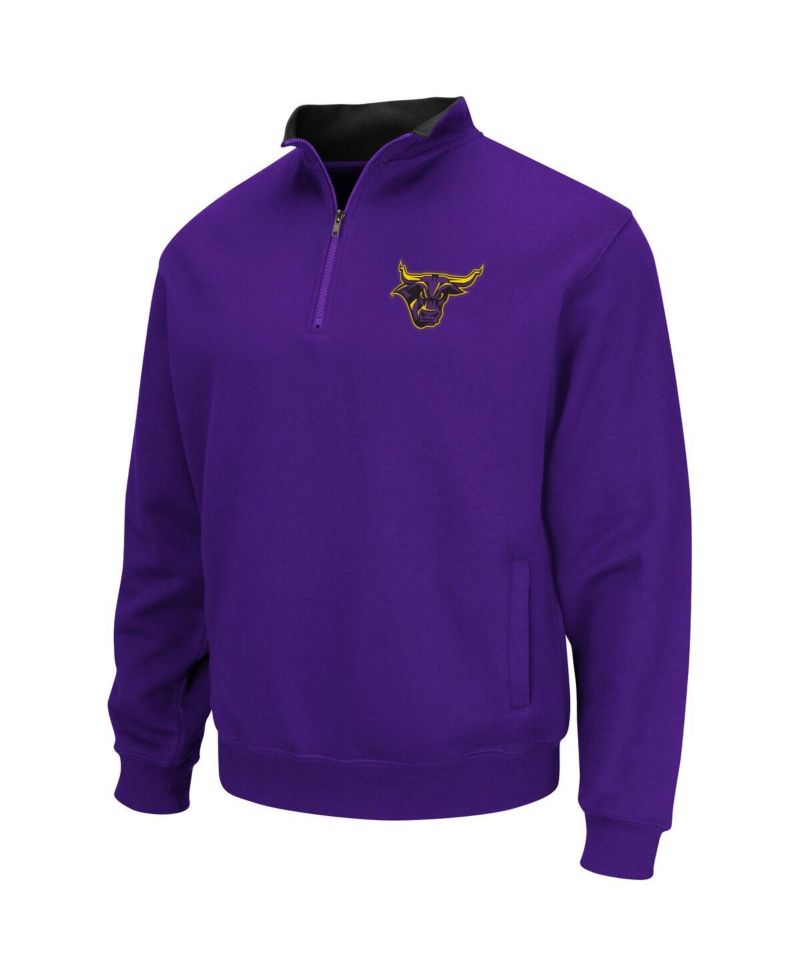 Men's Purple Minnesota State University Mankato Tortugas Quarter-Zip Sweatshirt