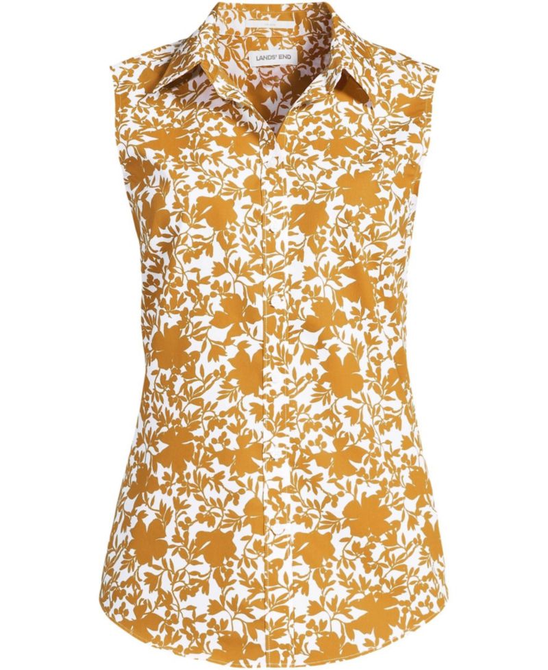 Plus Size No Iron Sleeveless Shirt