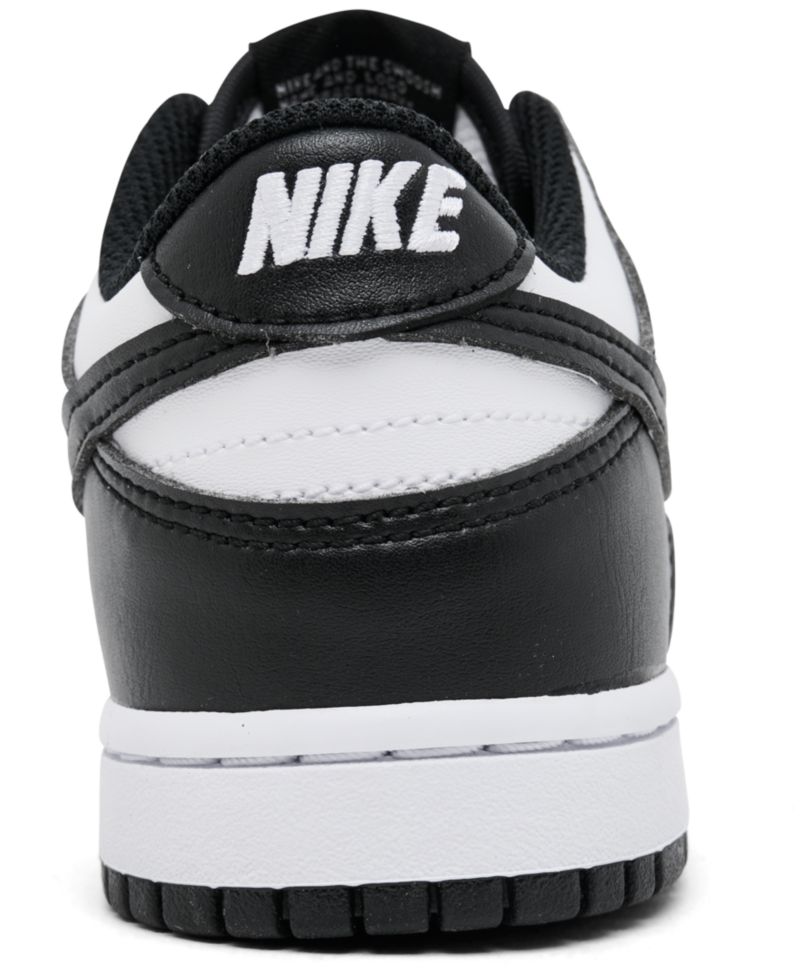 Little Girls Dunk Low Leather Sneakers from Finish Line