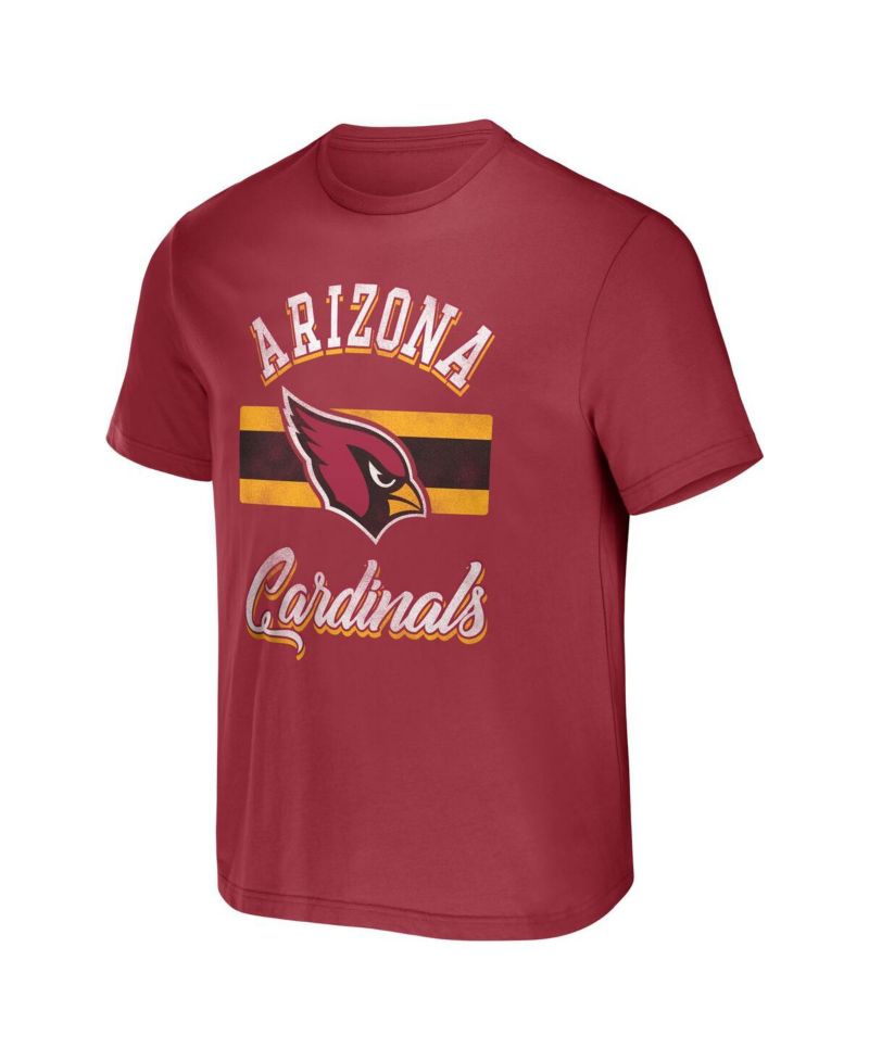 Men's NFL x Darius Rucker Collection by Cardinal Arizona Cardinals Stripe T-shirt