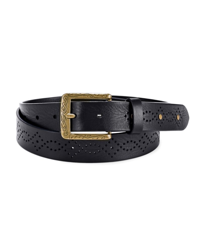 Women's Daisy Blossom Leather Belt