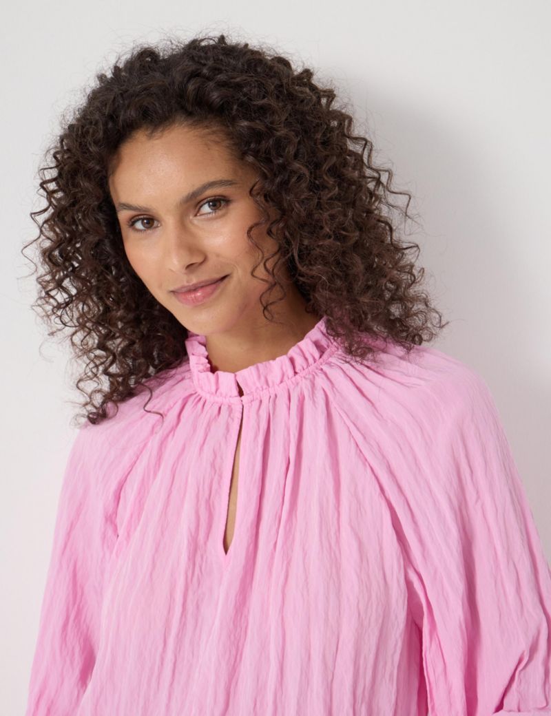 Women's Ruffled Long Sleeve Blouse