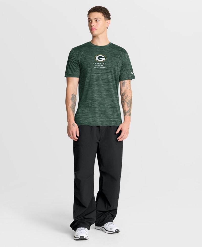 Men's Green Bay Packers Velocity Ball Carrier Dri-FIT T-Shirt