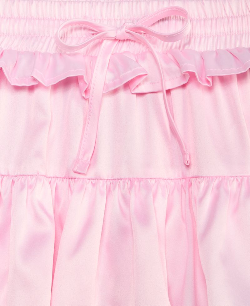 Girls' 7-16 Satin Tiered Skirt