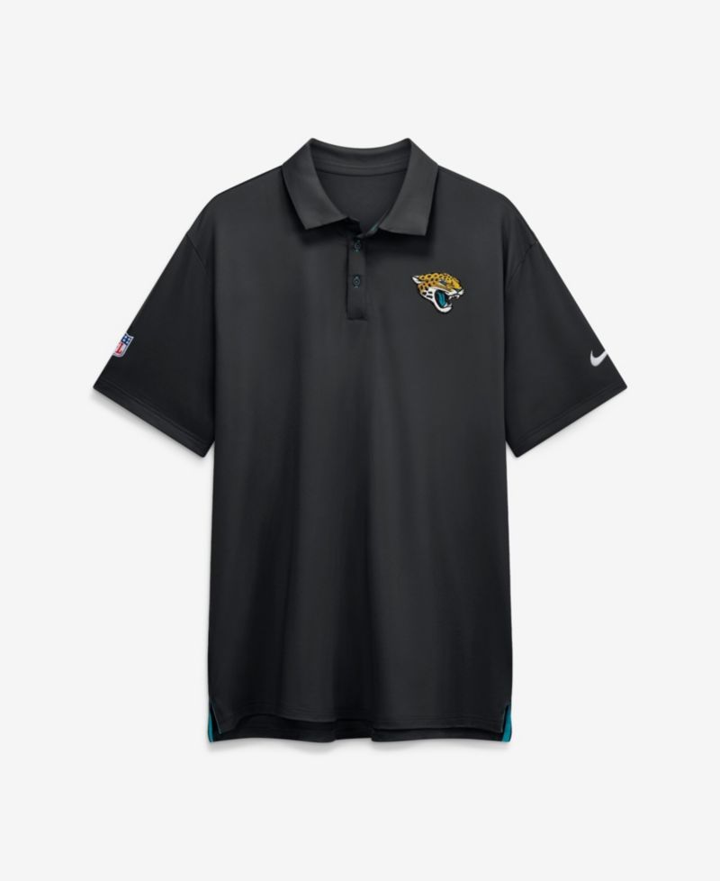 Men's Black Jacksonville Jaguars Sideline Powerful Blocking Dri-FIT Tour Polo Shirt
