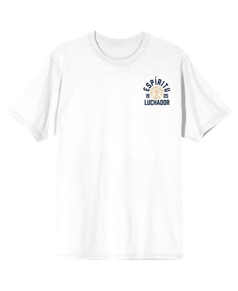 Big & Tall The Fighting Spirit Crew Neck Short Sleeve White T-shirt