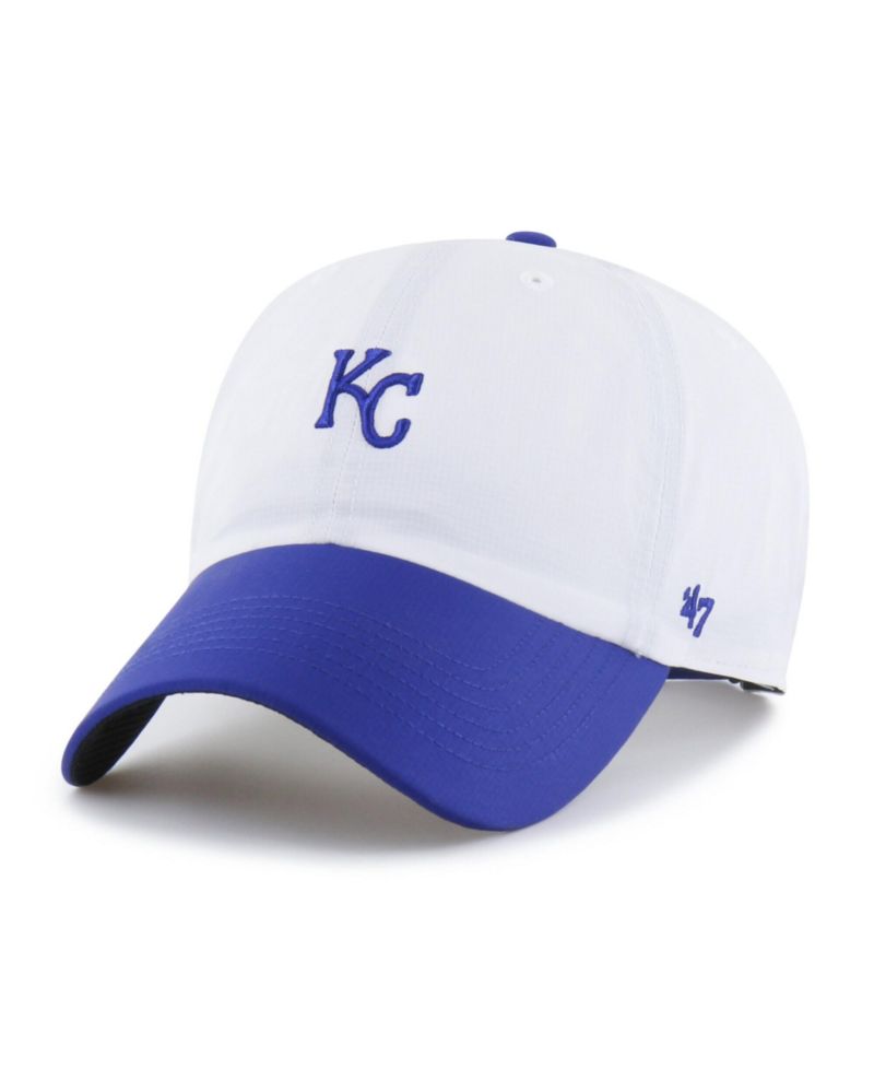 Men's White/Royal Kansas City Royals Vista Mini Clean Up Brrr&deg; Adjustable Hat