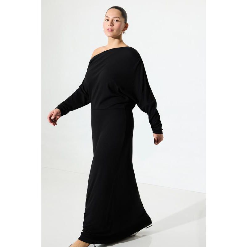 Women's Amia One-Shoulder Gathered-Waist Jersey Evening Gown