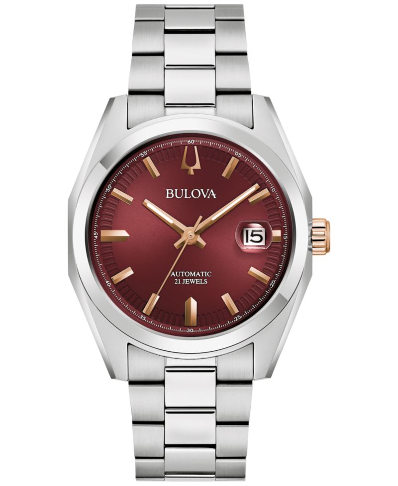 Men's Automatic Surveyor Stainless Steel Bracelet Watch 39mm