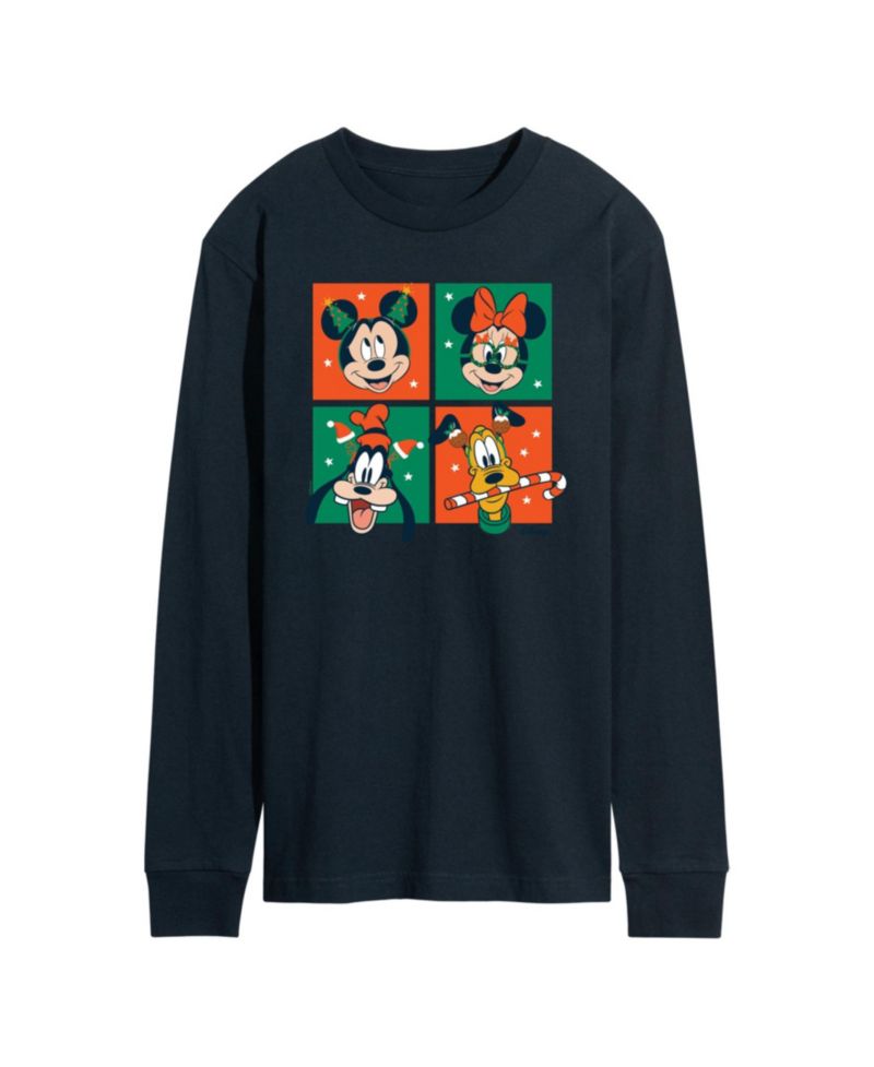 Men's Disney Holiday Long Sleeves T-shirt