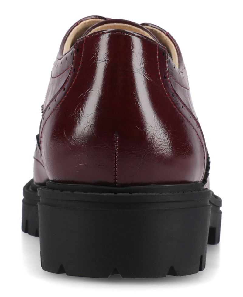 Women's Claudiya Lug Sole Lace Up Oxford Loafers