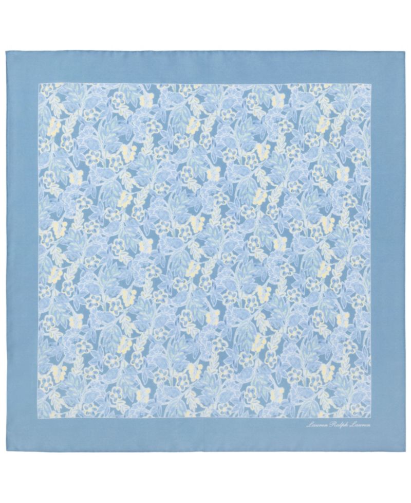 Summer Floral Small Square Scarf