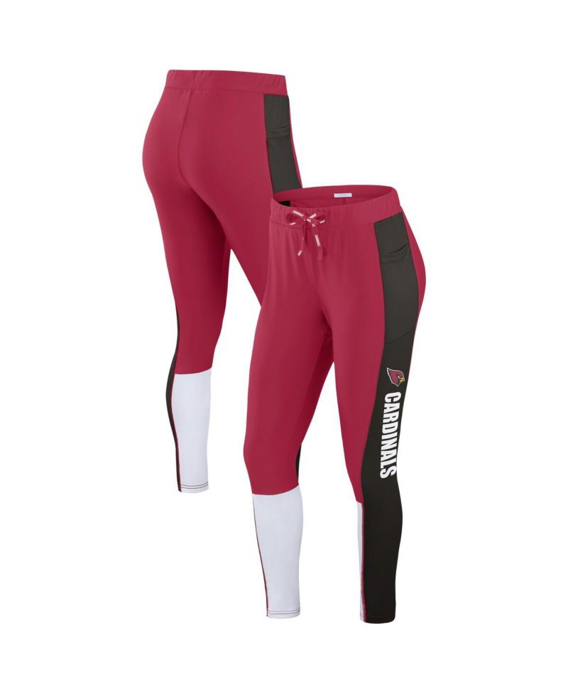 Women's Cardinal/Black Arizona Cardinals Color Block Leggings
