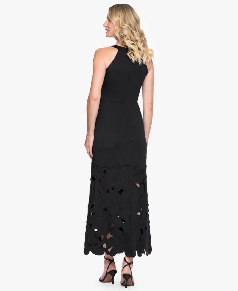 Women's Halter Neck Sleeveless Midi Dress